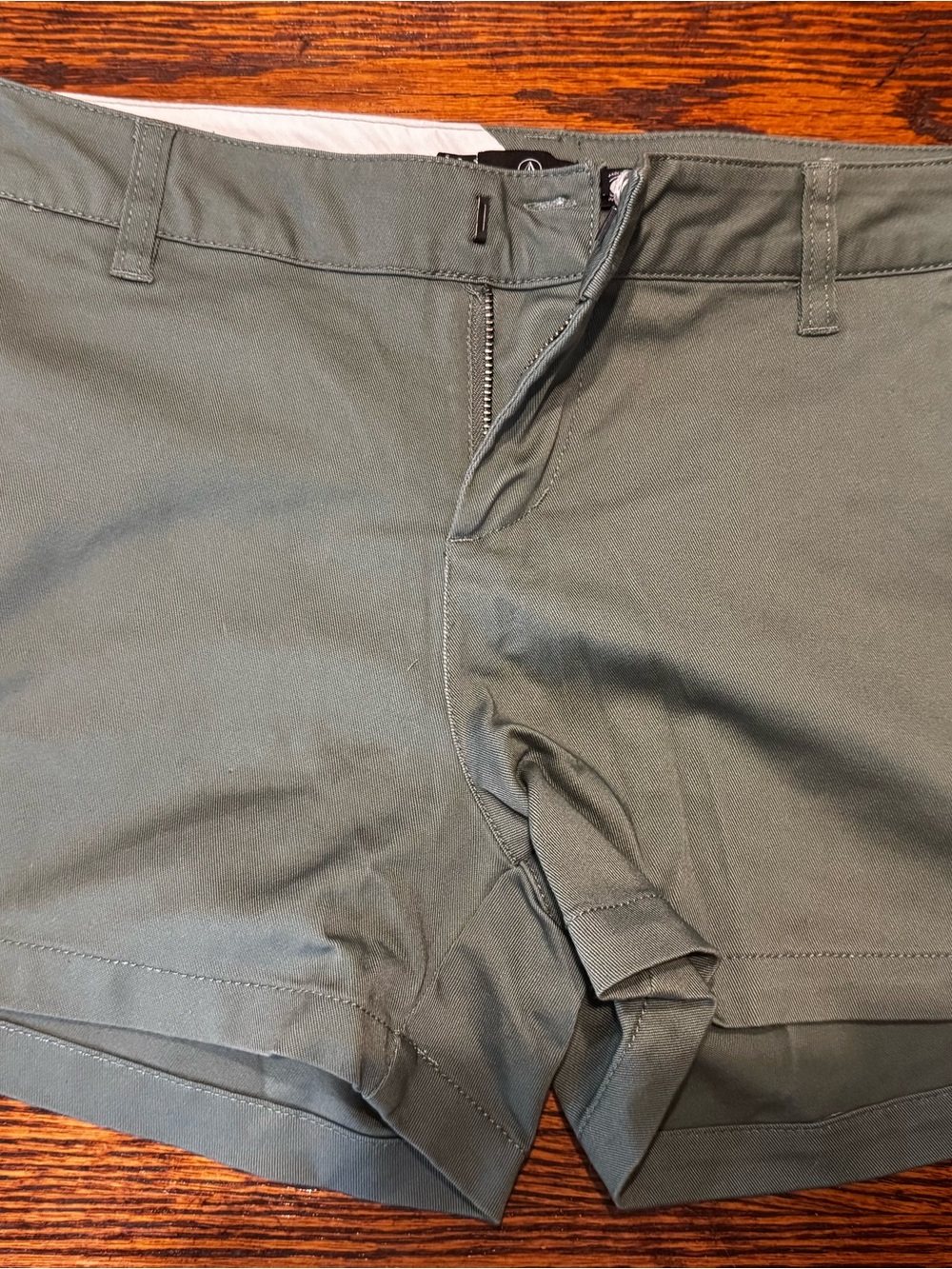 Volcom Olive Green Shorts with Repreve Tag
